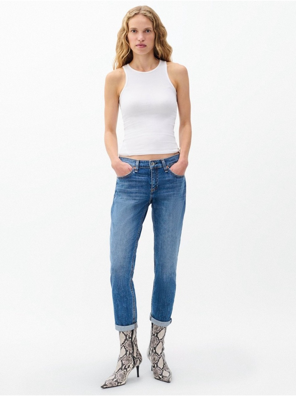 rag & bone Dre Slim Boyfriend Jeans - Low Rise Size 30 NWT